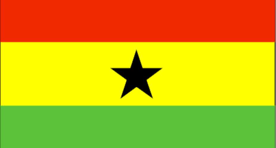 Ghana flag at Lagos Mission